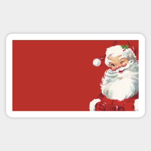 Retro Santa Claus Sticker